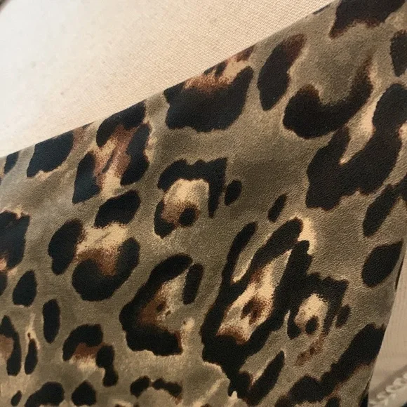 Peyton Jensen son spaghetti slip dress leopard print xL - Picture 3 of 5